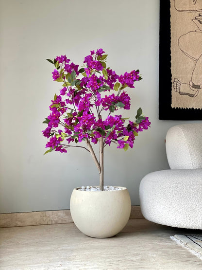 Artificial Purple Bougainvillea Plant - 4 Feet