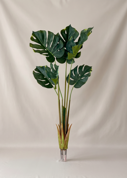 Artificial Evergreen Monstera Plant - 3.5 Feet