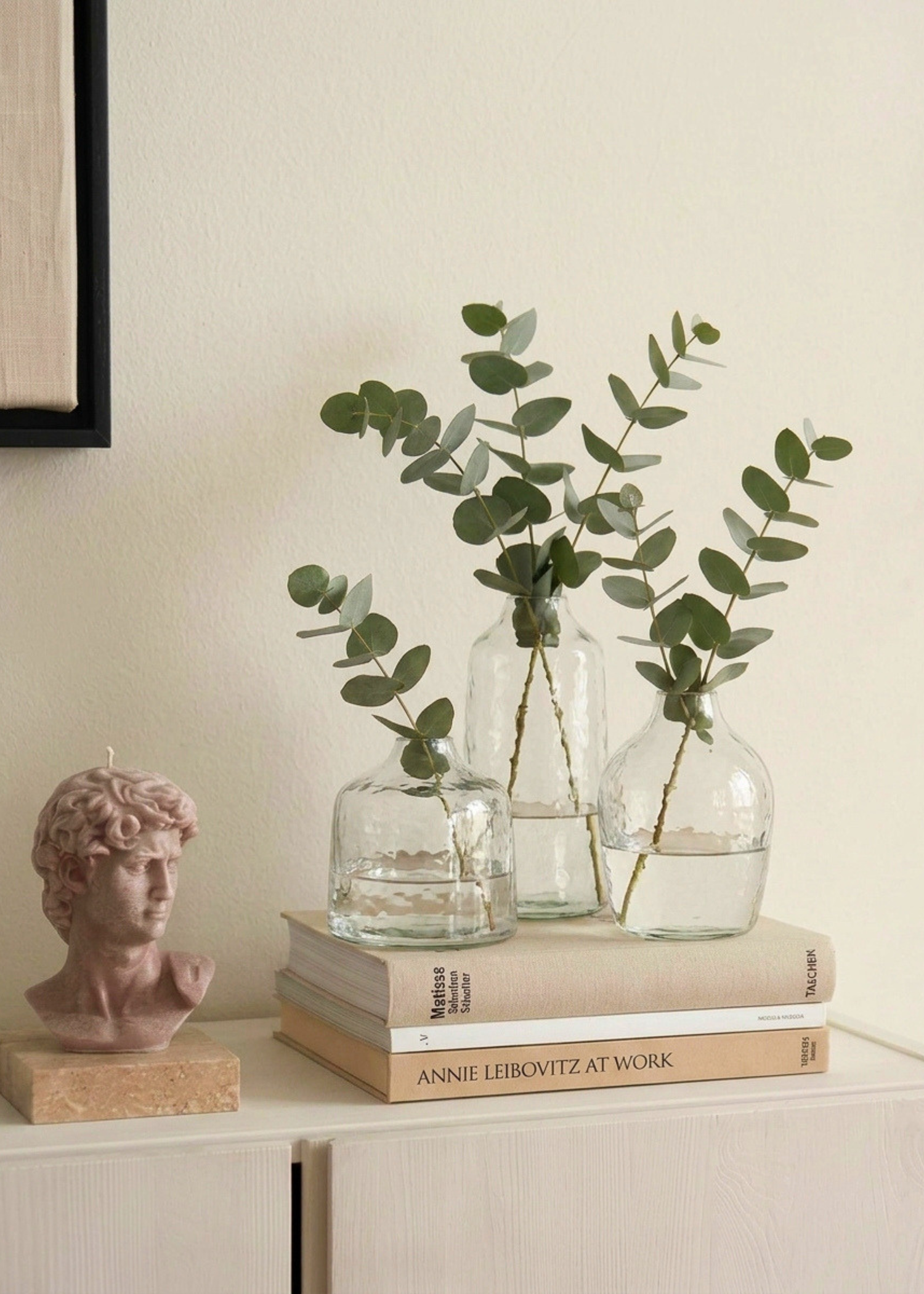 Elma Glass Vase - Transparent (Set of 3)