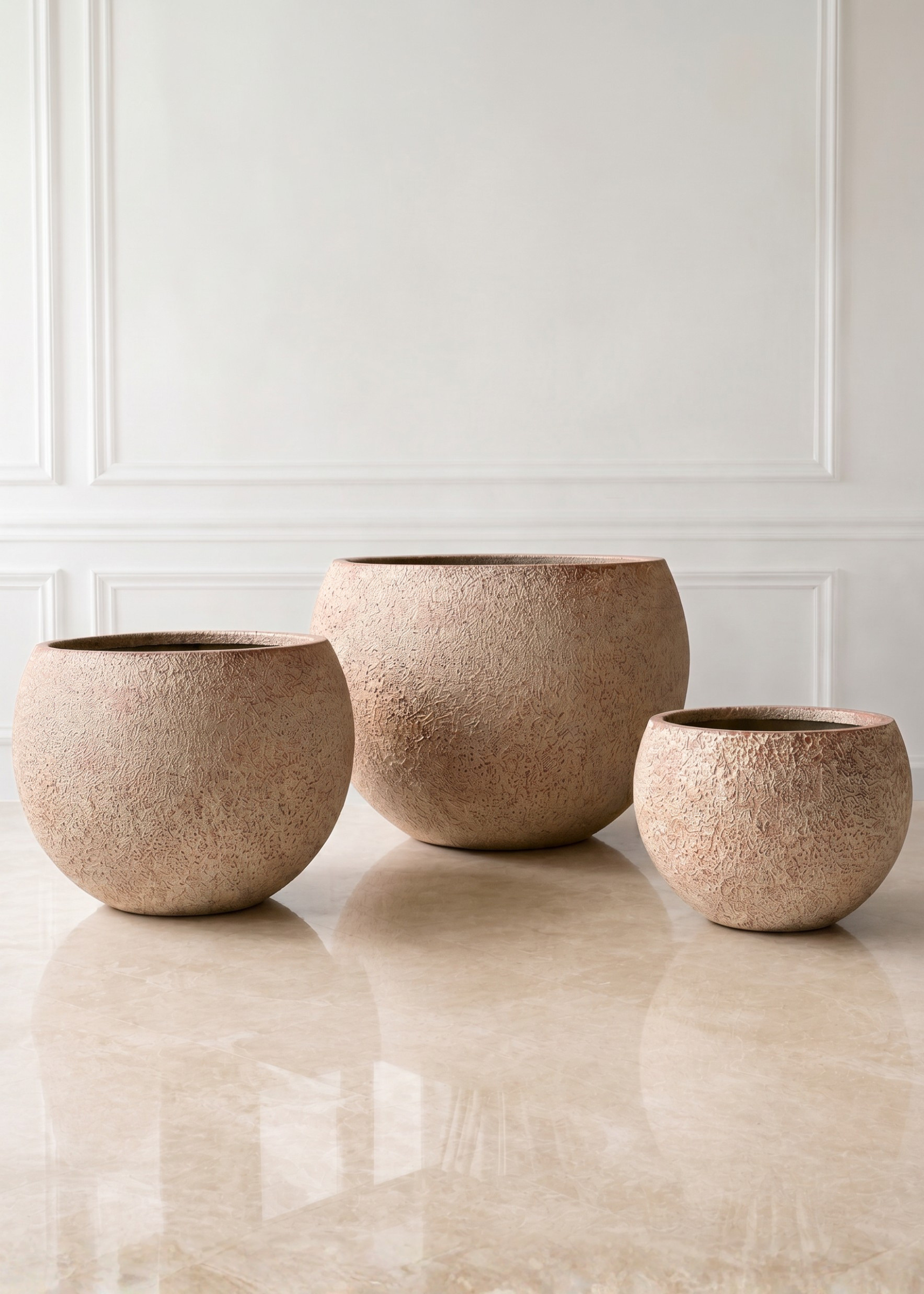 Lithos Planters - Raw Terracotta