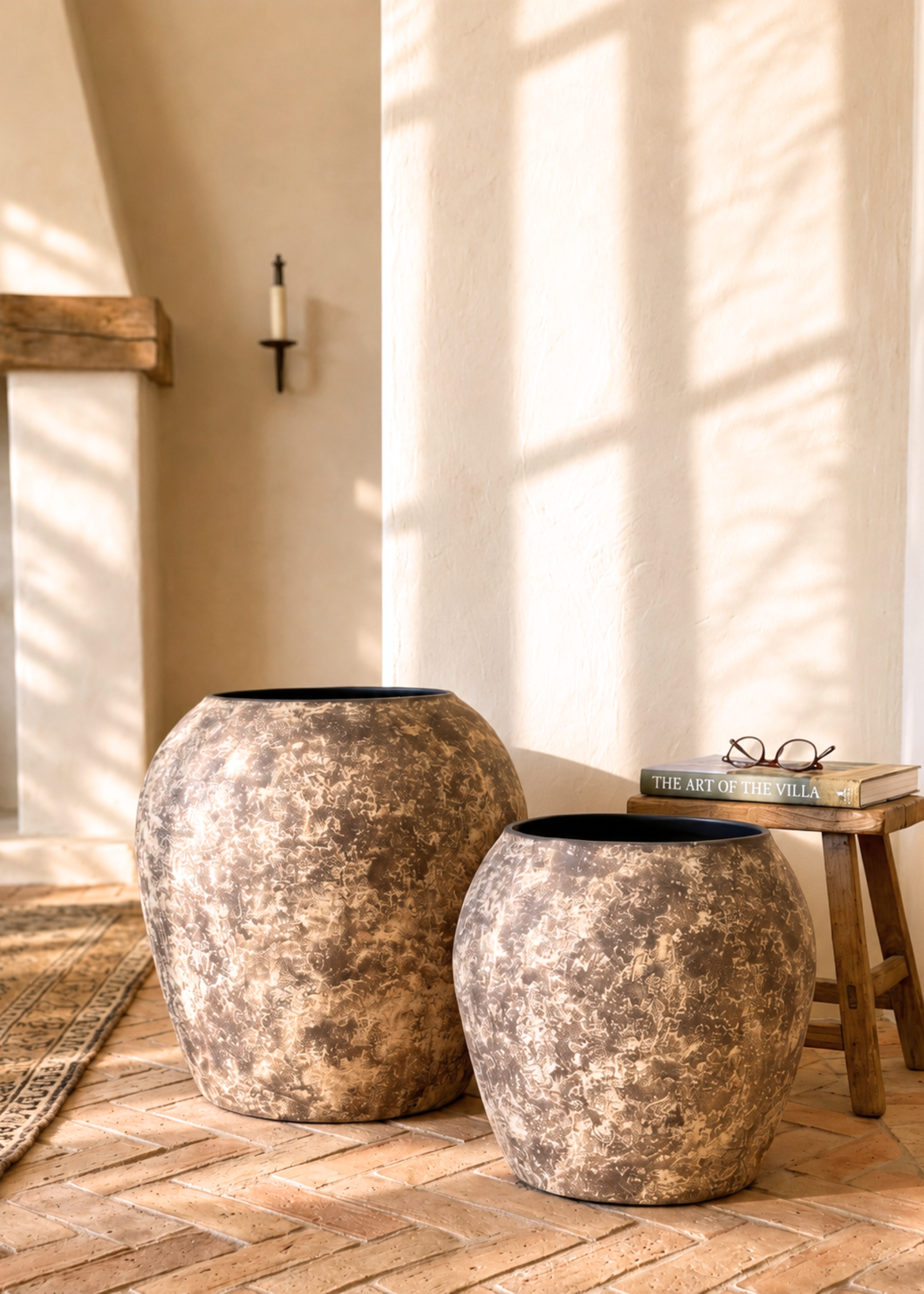 Mesa Planters - Teracotta Brown