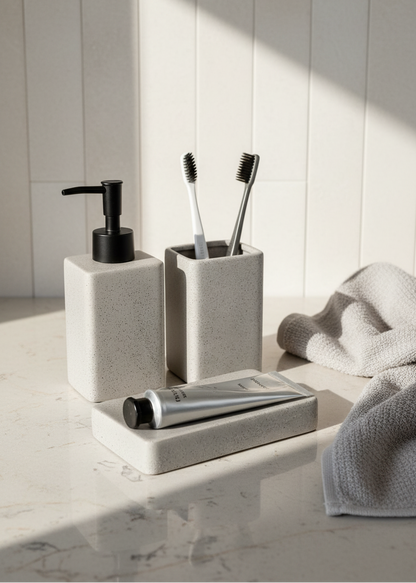 Slate Bathroom Set - Grey