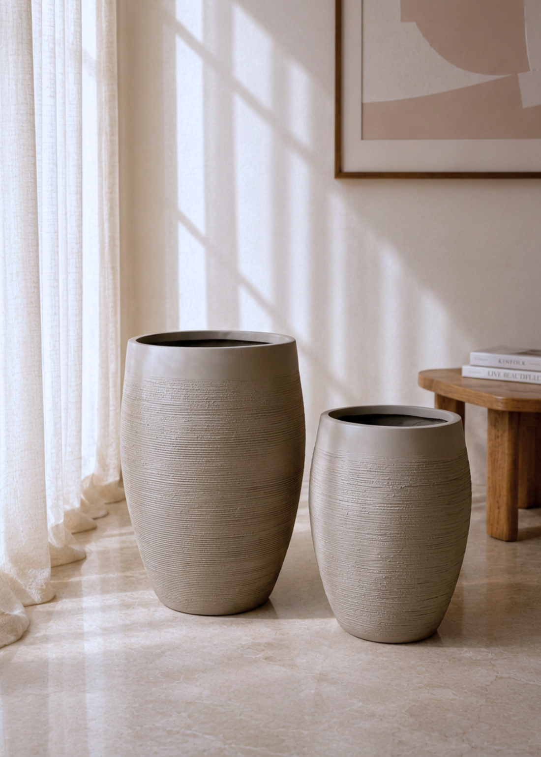 Meadow Planter Beige