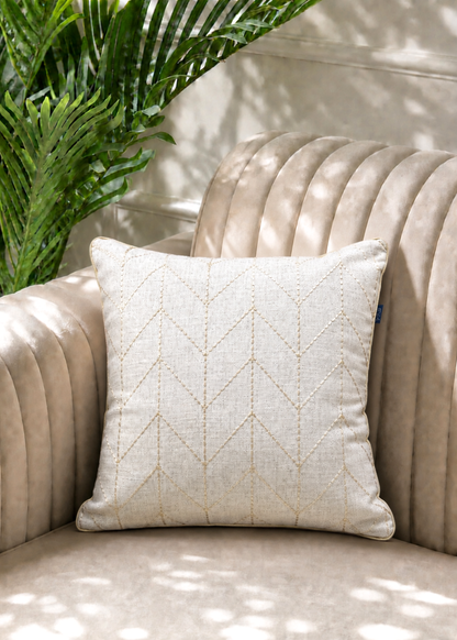 Chevron Sand Cushion Cover