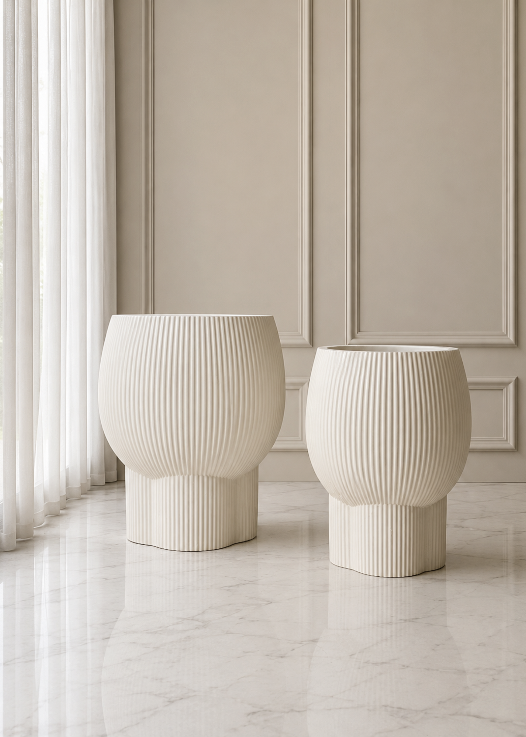 Quito Planters - Ivory