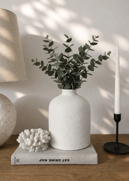 Nori Bloom Vase - Ivory