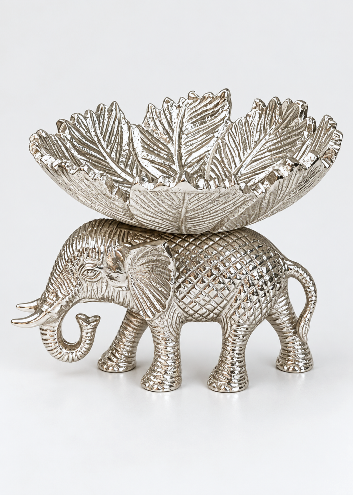 Heritage Elephant Silver Urli