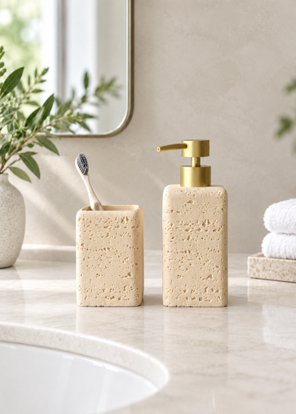 Lasa Bathroom Set - Buttercup (Set of 2)