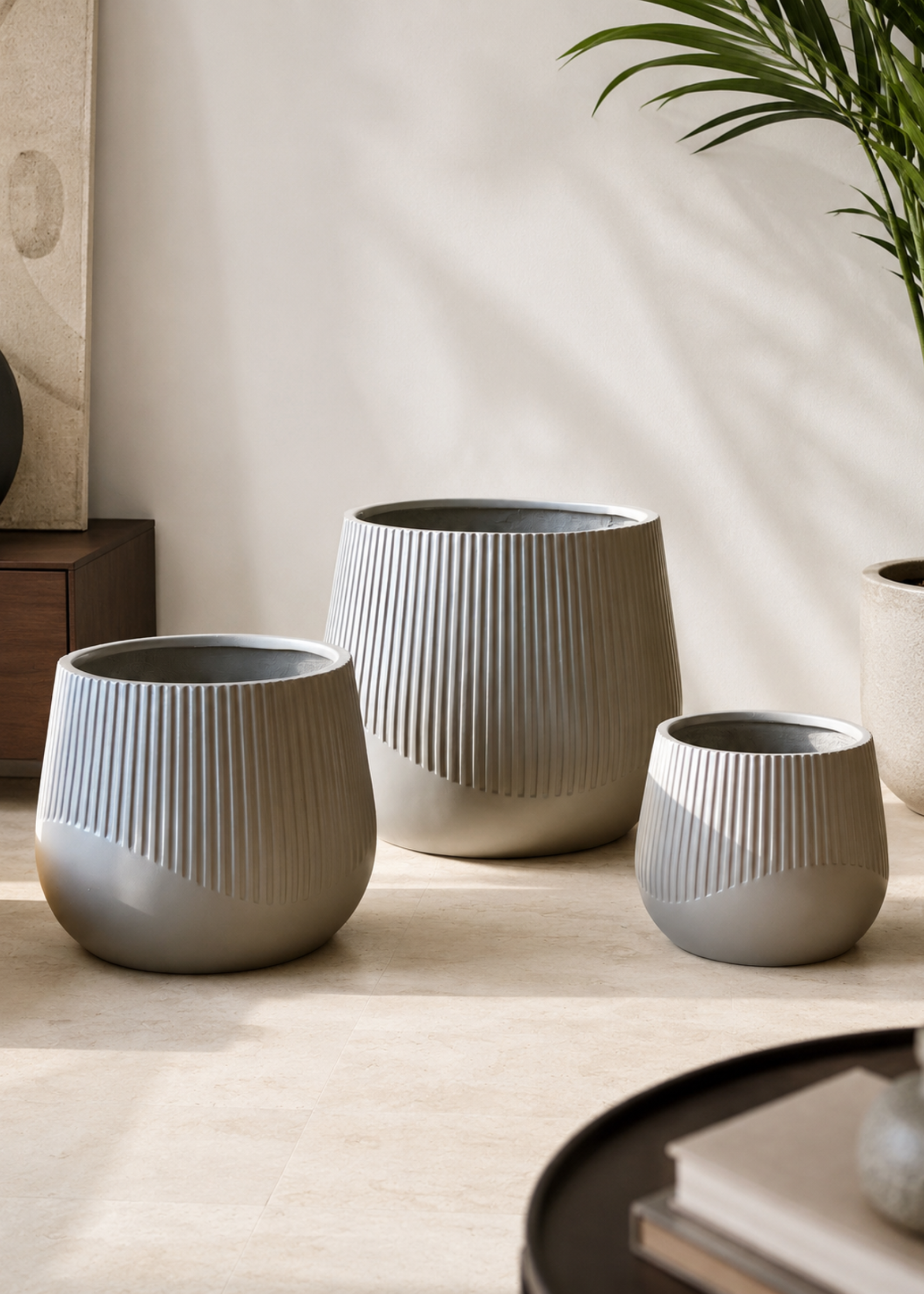 Cassan Planters - Light Grey