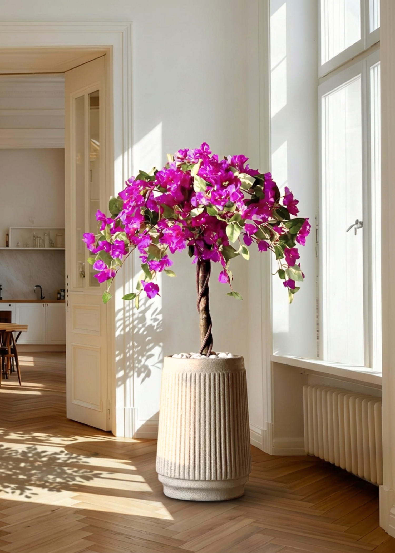 Artificial Purple Bougainvillea Plant - 3 Feet