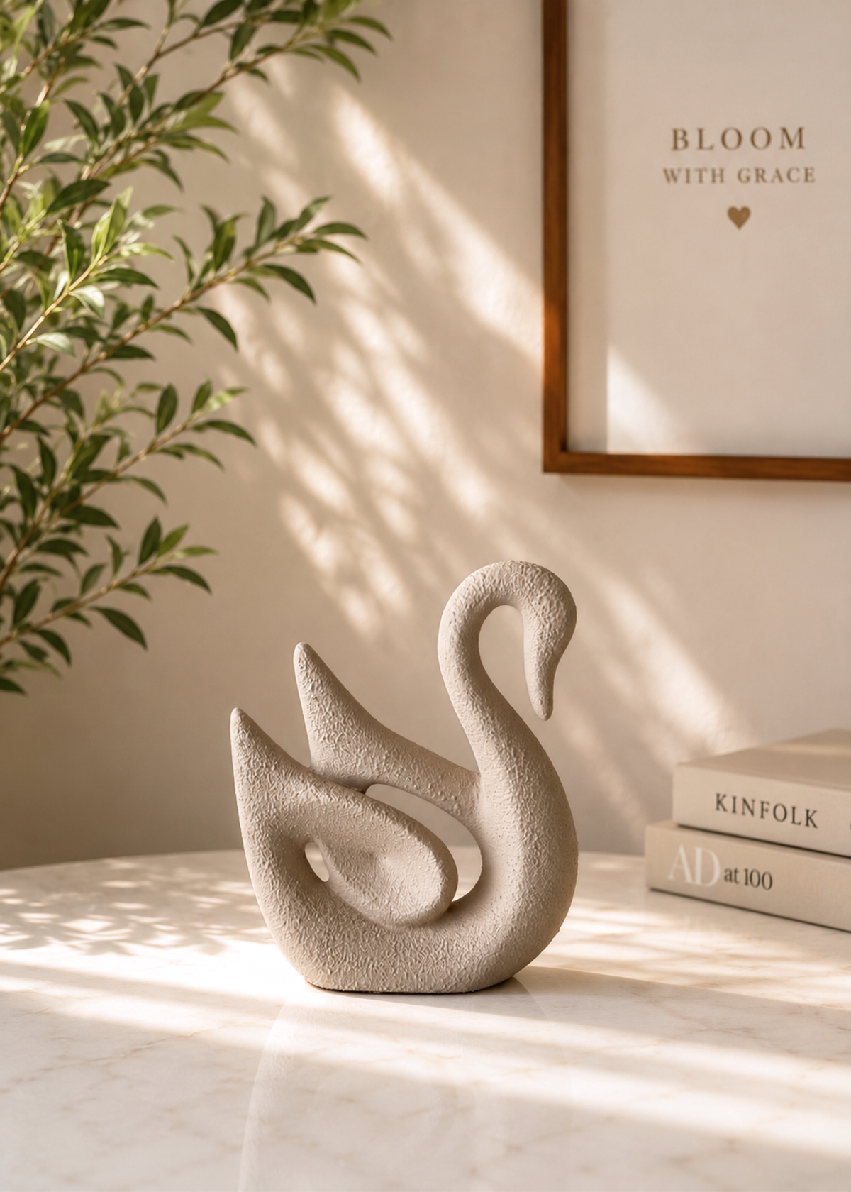 Beige Swan Artefact - Small