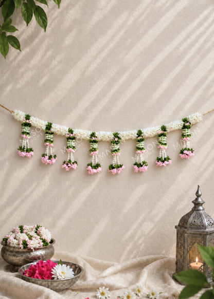 Festive Blush Mogra Toran