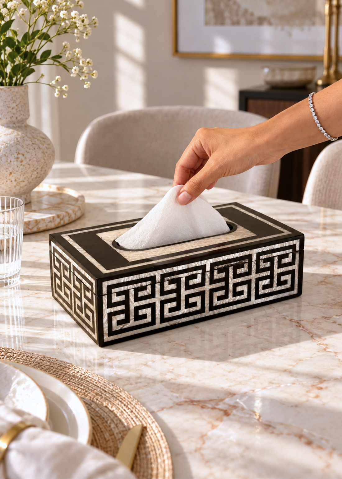 Labyrinth Tissue Box