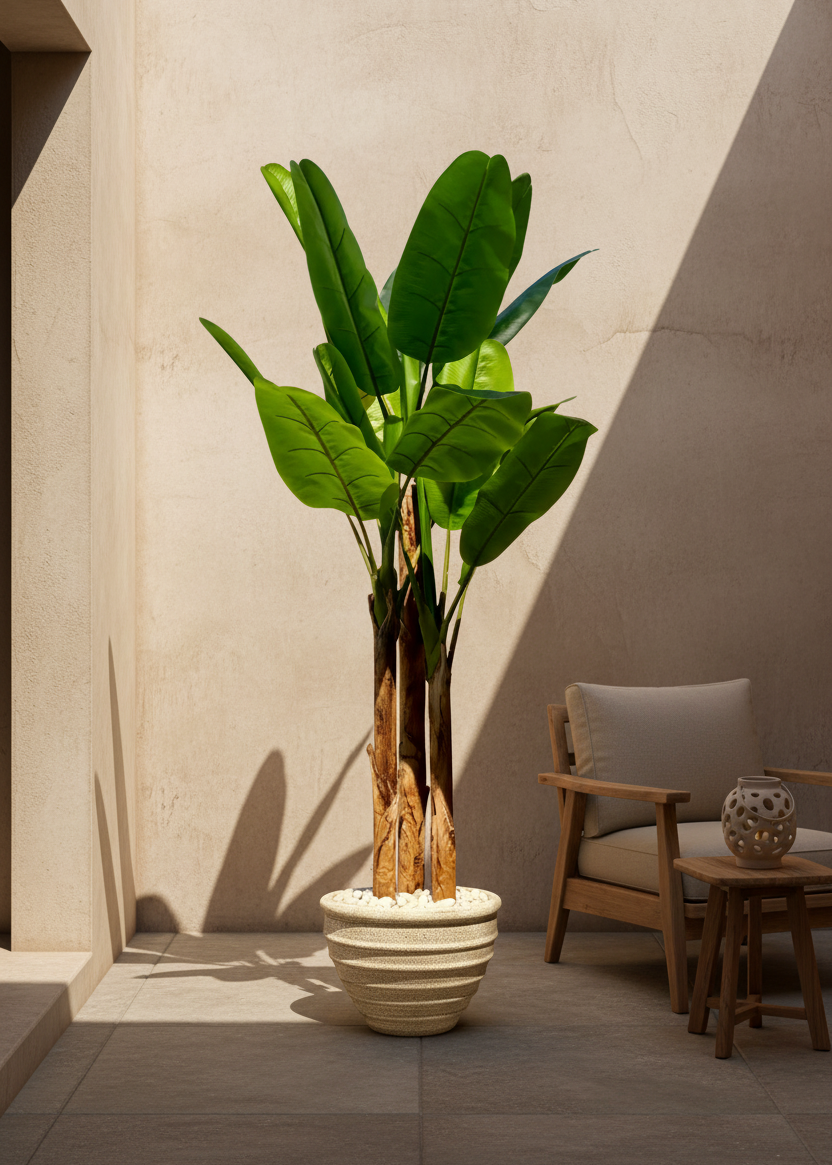 Artificial Giant Banana Plant - 8 Feet
