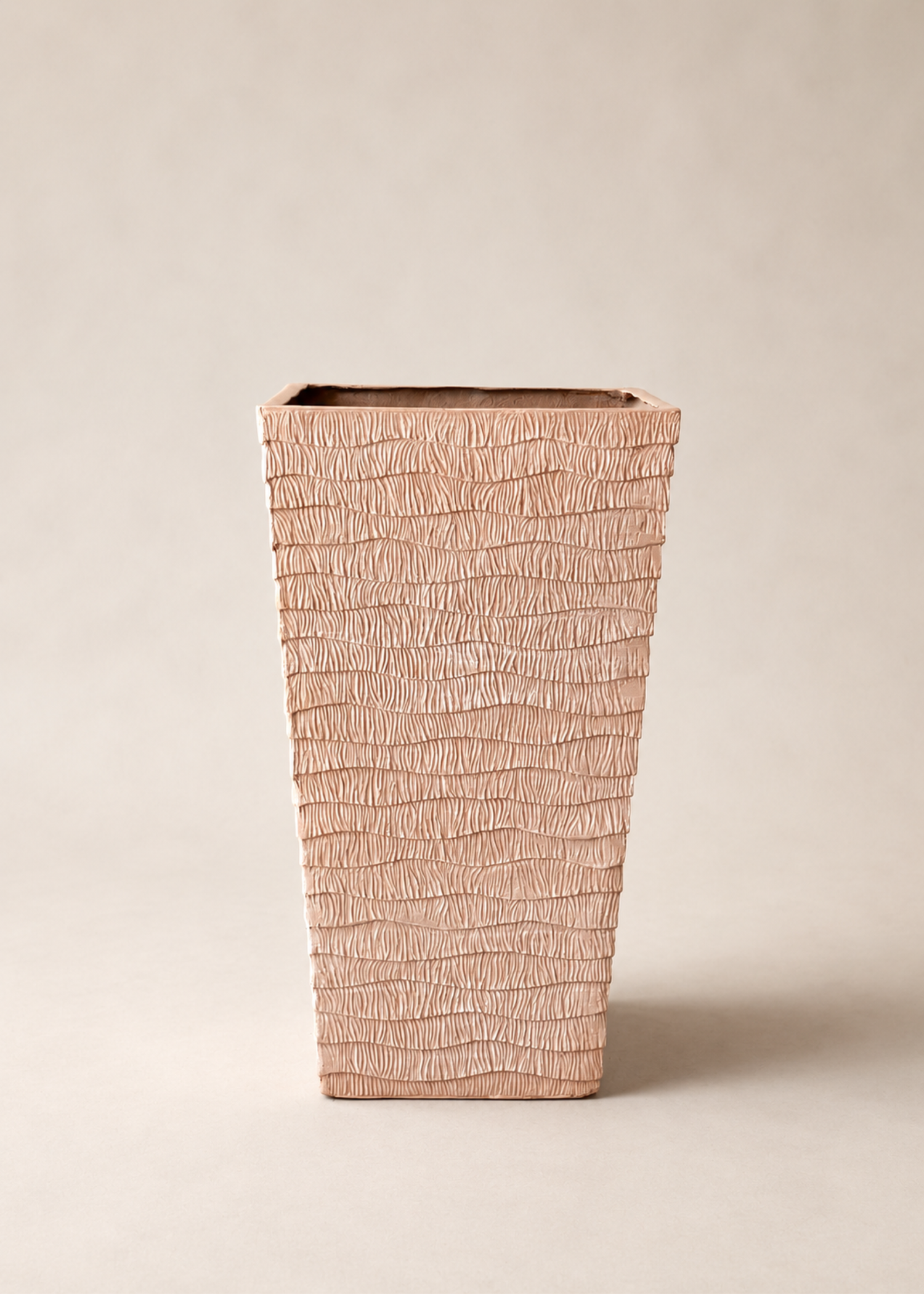 Carved Planters - Terracota Beige