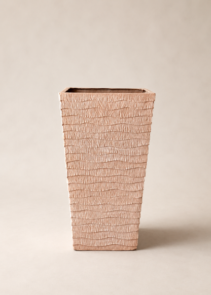 Carved Planters - Terracota Beige