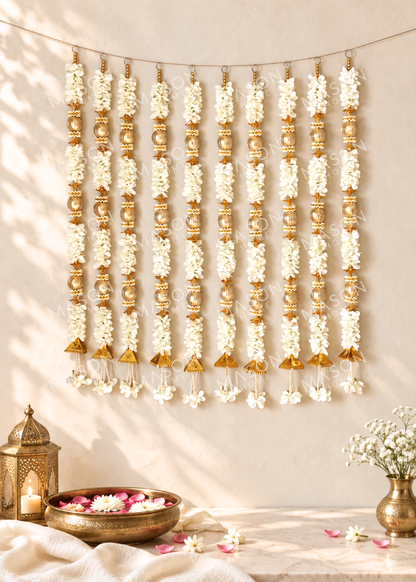 Festive Rajsi Ladi White - Set of 10