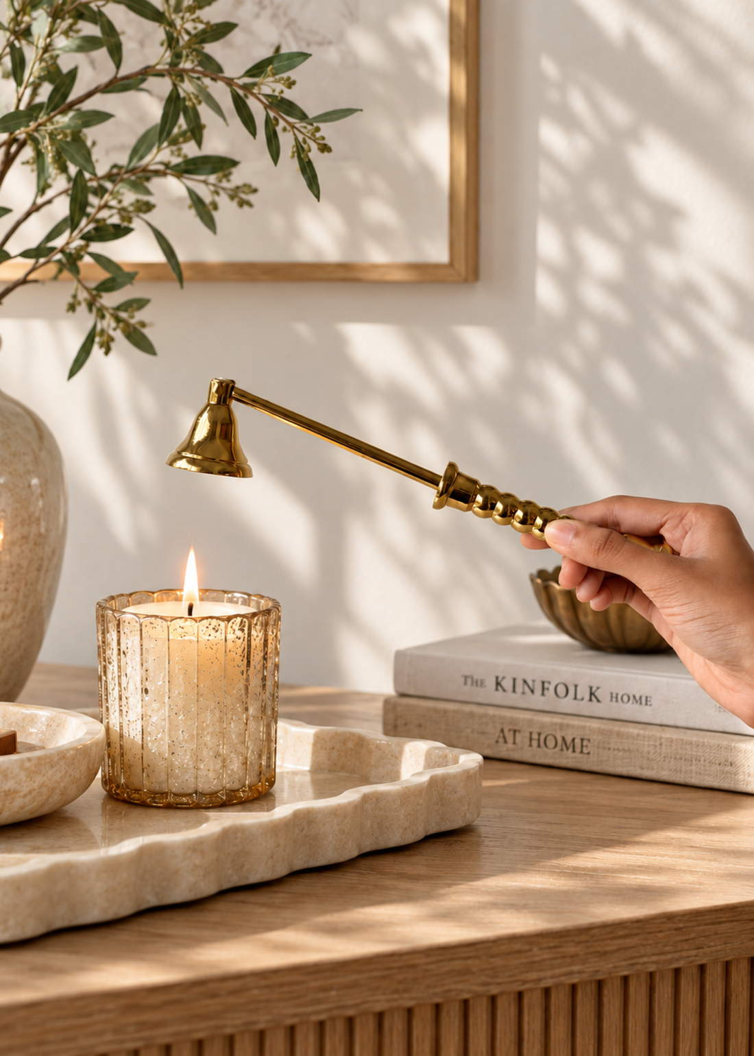 Myra Candle Snuffer - Gold