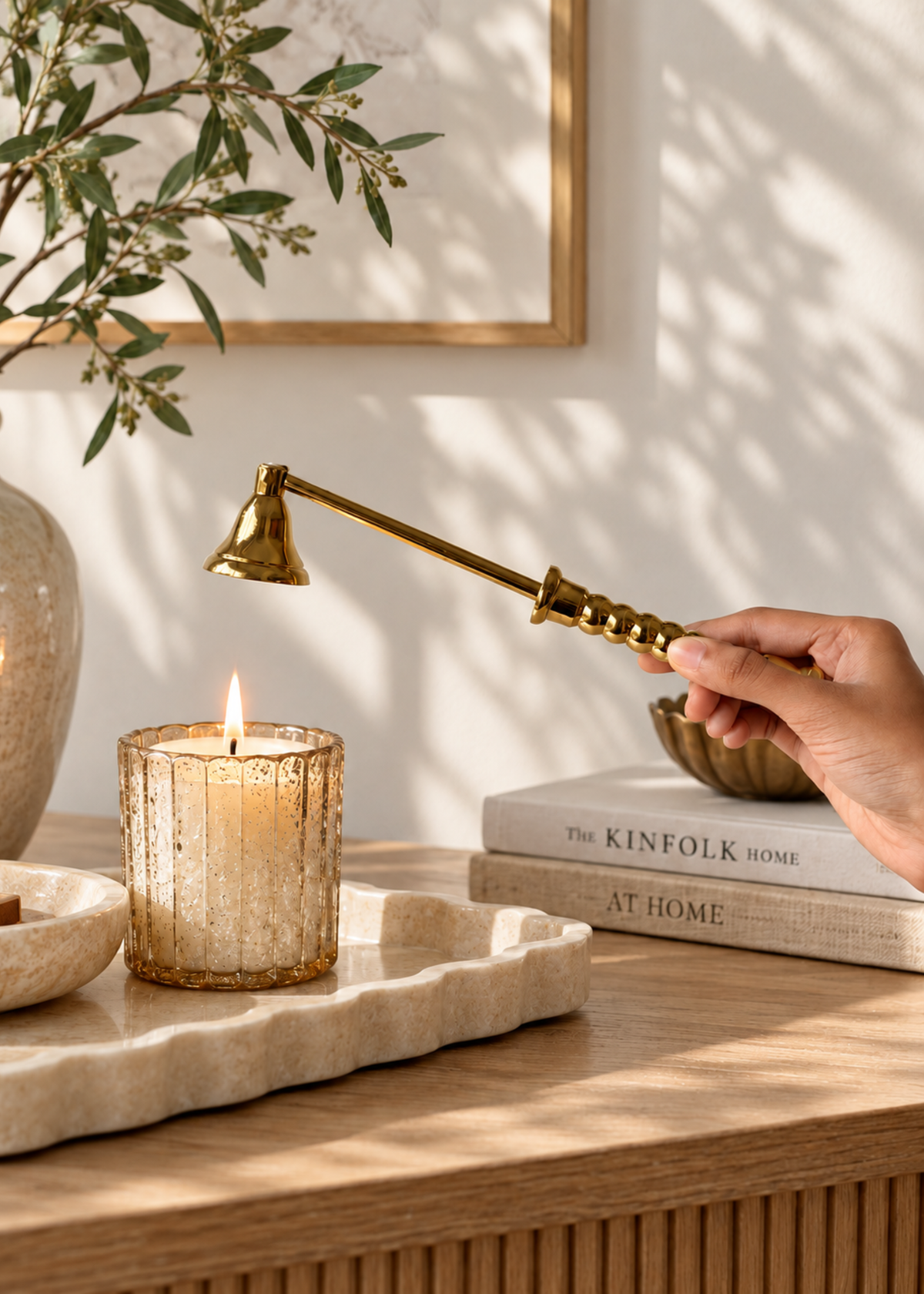 Myra Candle Snuffer - Gold