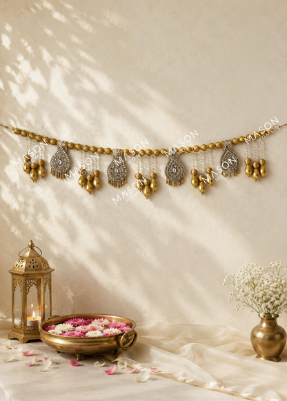 Festive Gold Kundan Toran
