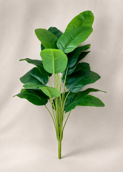 Artificial Broad Leaf Banana Plant - 2.6 Feet