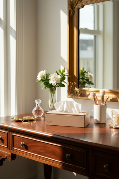 Naples Taupe Tissue Box