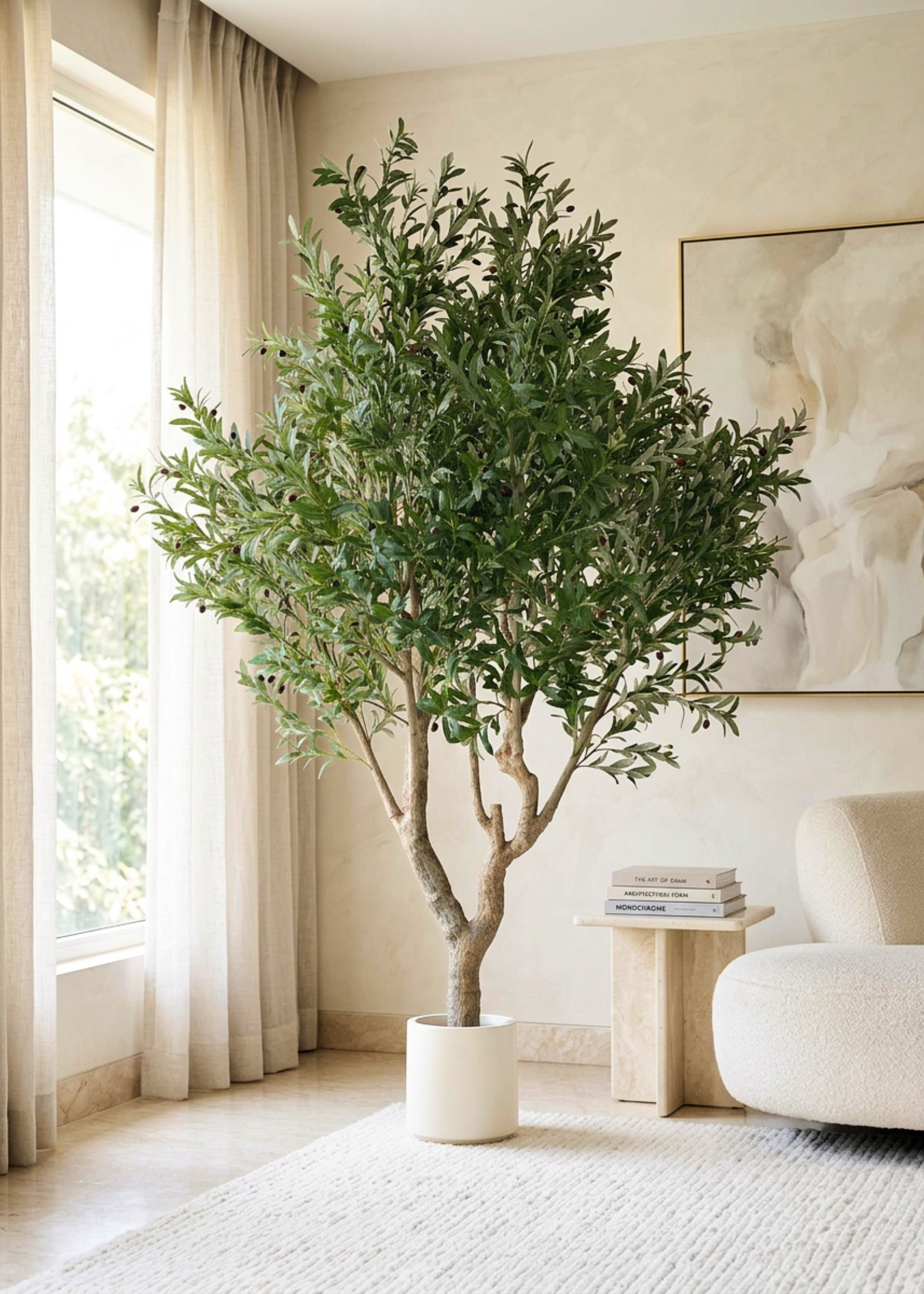 Artificial Olive Allure Plant -  8 Feet