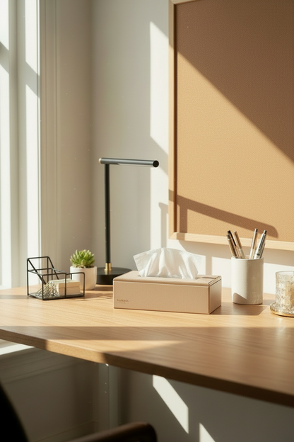 Naples Taupe Tissue Box