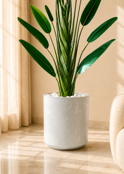 Amara Light Grey Planter - Large