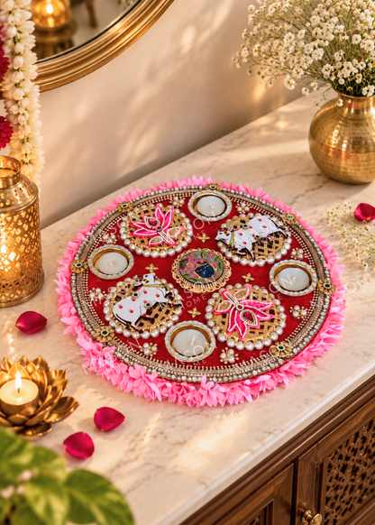 Festive Kamdhenu Rangoli