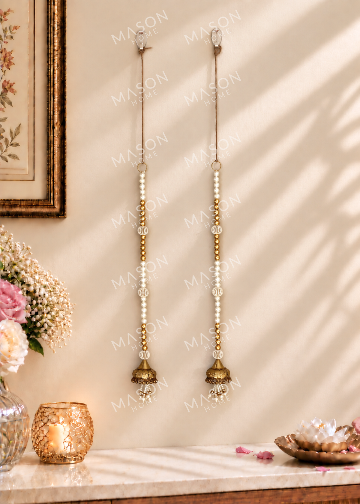 Festive Pushp Dwaar Hangings - Set of 2