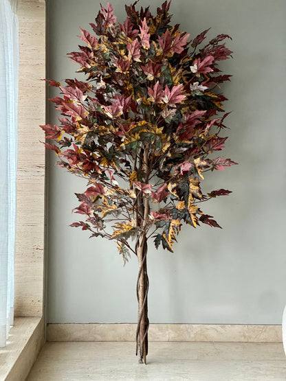 Artificial Rustic Maple Plant -  6.5 Feet