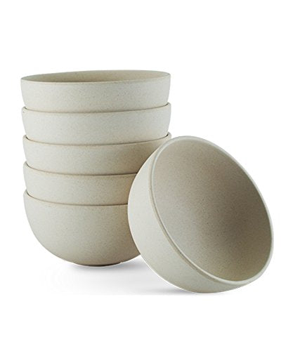 Yokoze Bamboo Fibre Bowls - 6 Pack