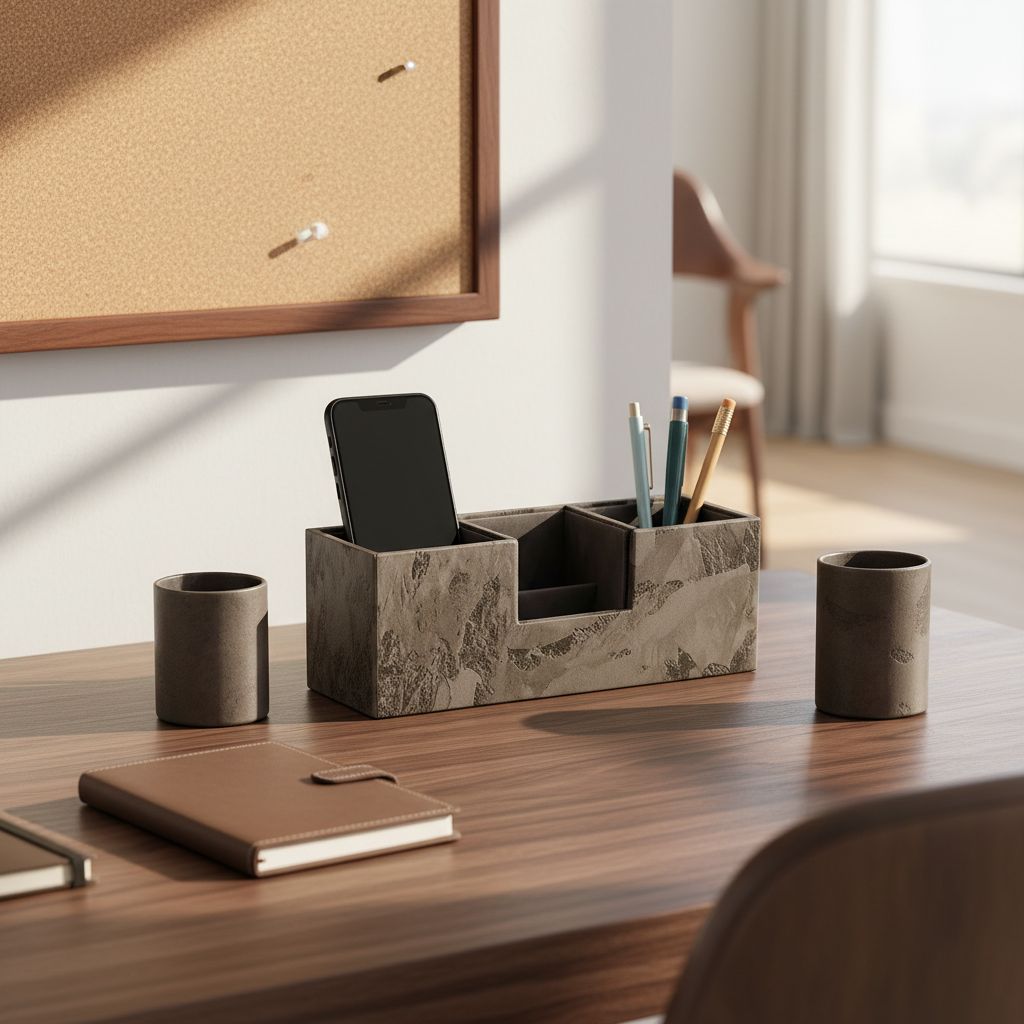 Indo Mocha Desk Organizer