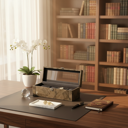 Indo Mocha Watch Box - 4 Slots