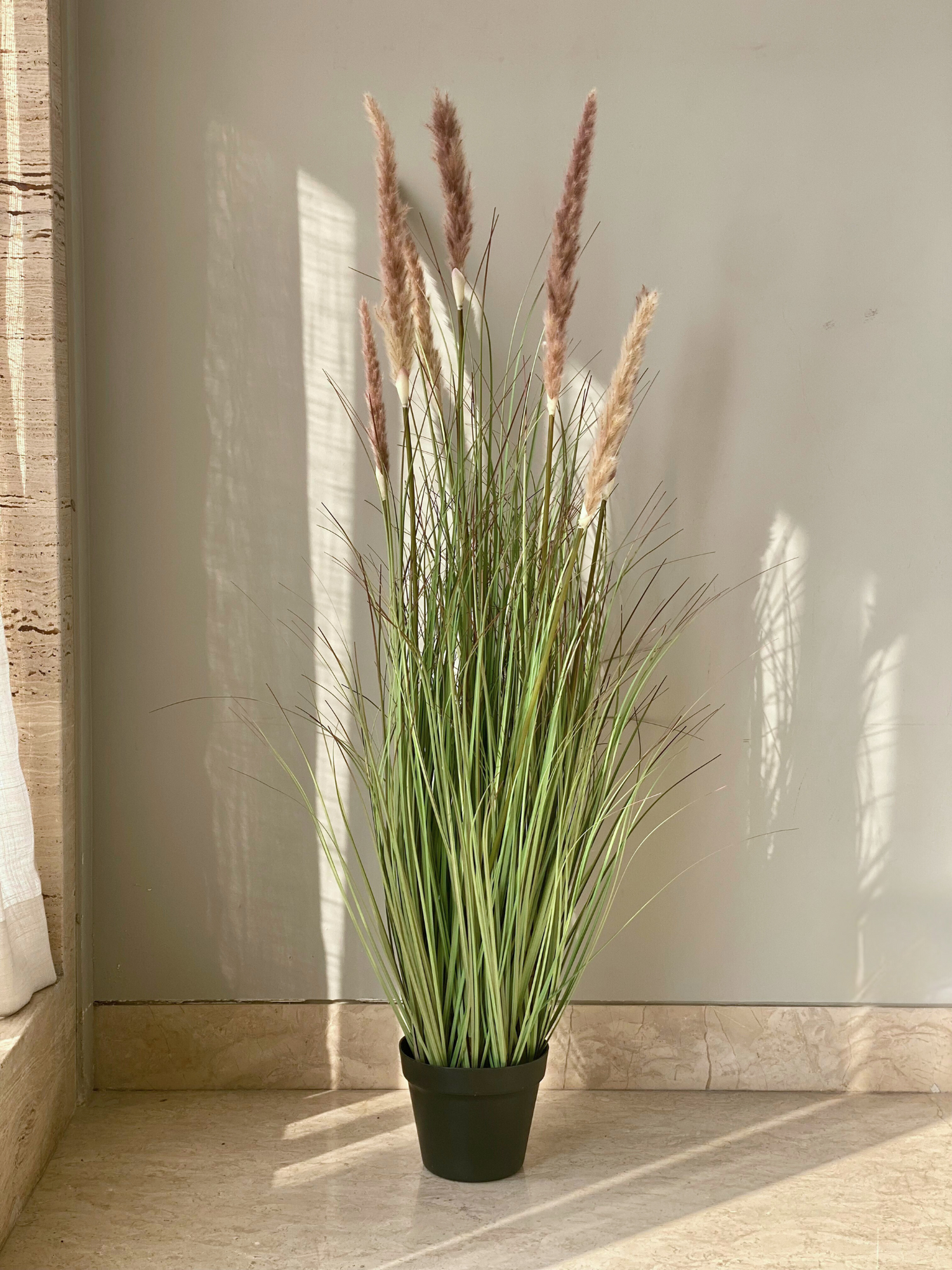 Artificial Pampas Grass Plant - 4 Feet