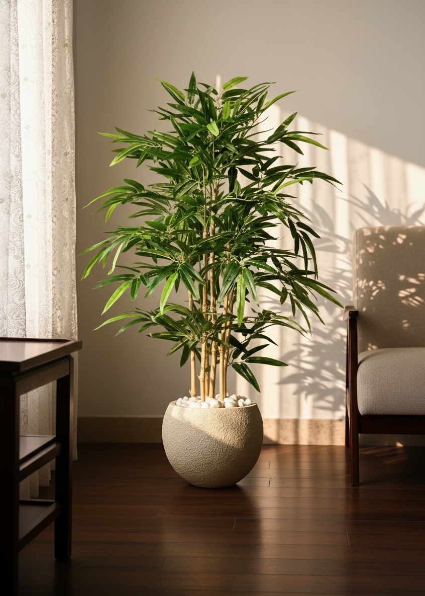 Artificial Bamboo Bliss Plant - 4 Feet