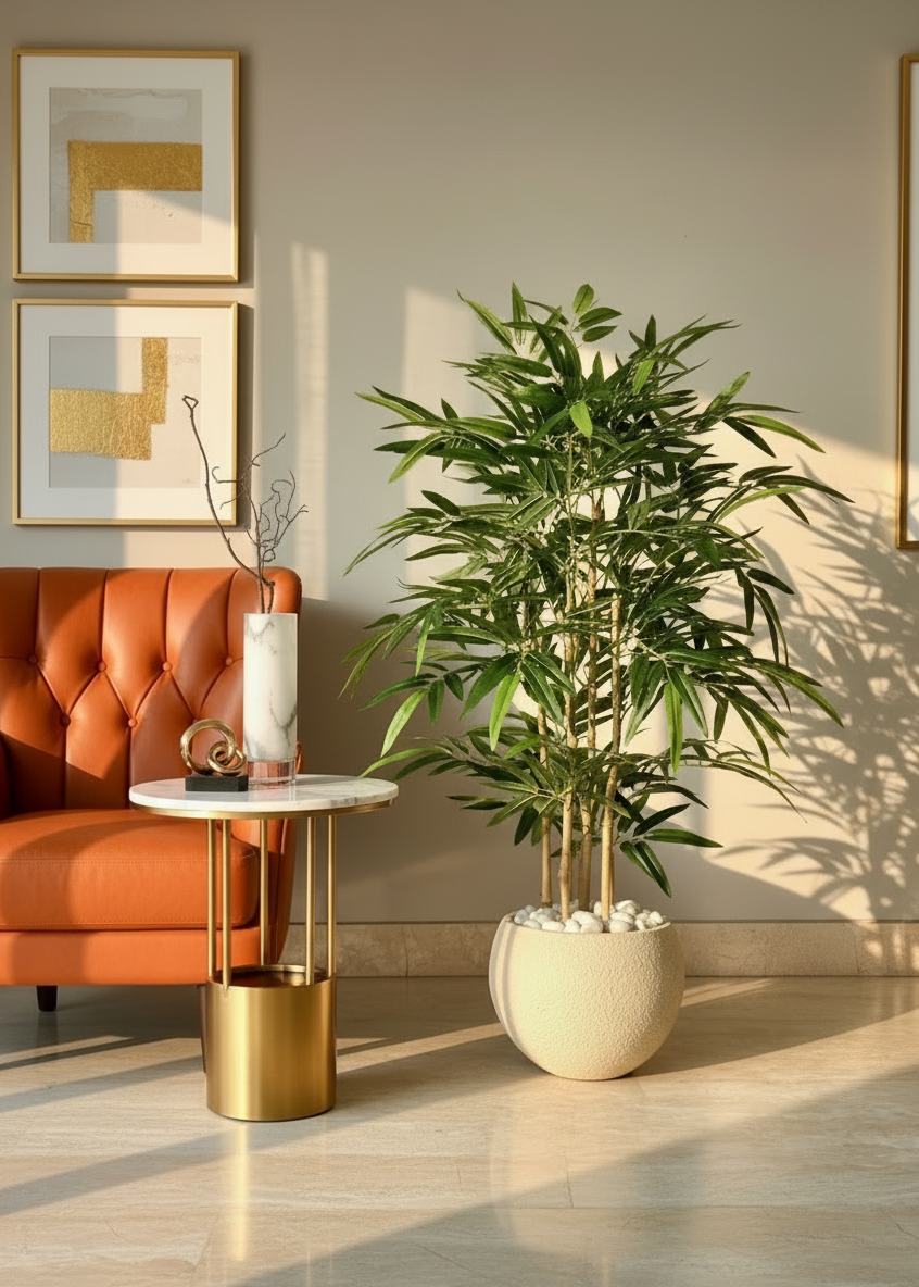 Artificial Bamboo Bliss Plant - 4 Feet