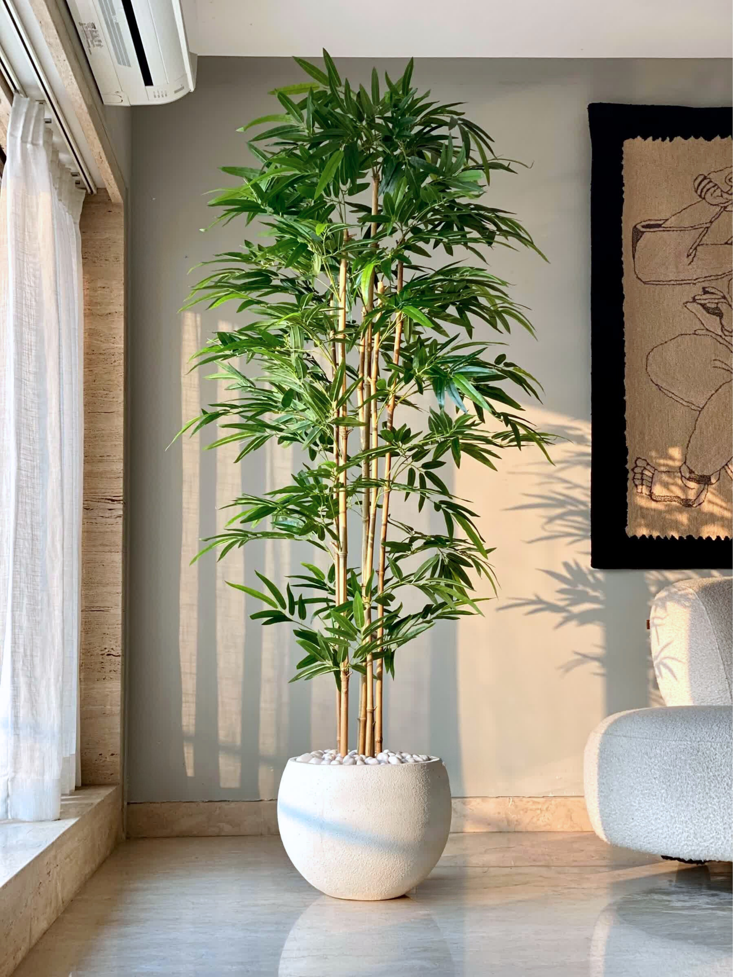 Artificial Bamboo Bliss Plant - 7 Feet