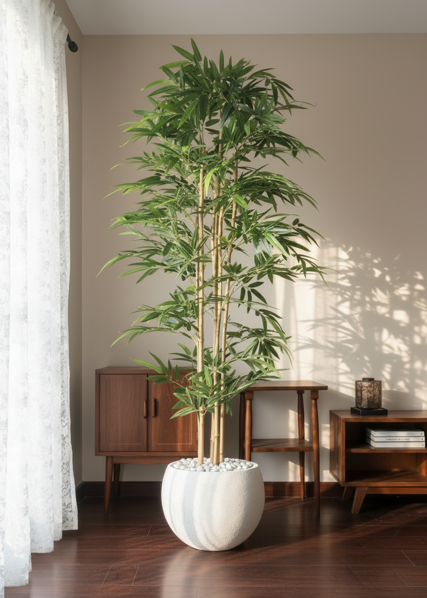 Artificial Bamboo Bliss Plant - 7 Feet