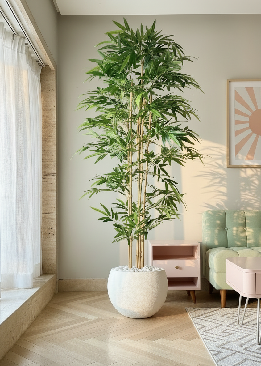 Artificial Bamboo Bliss Plant - 7 Feet