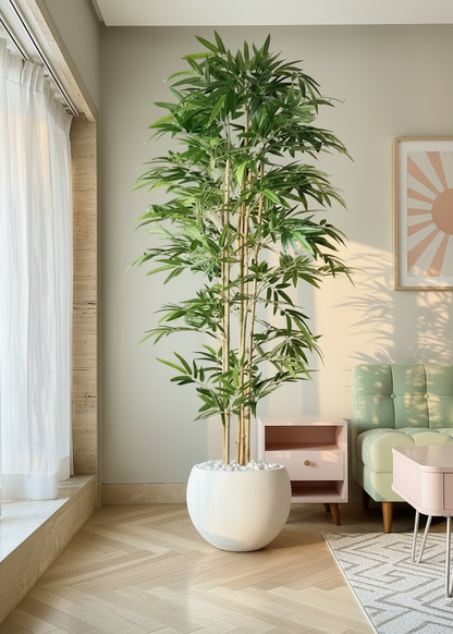 Artificial Bamboo Bliss Plant - 7 Feet
