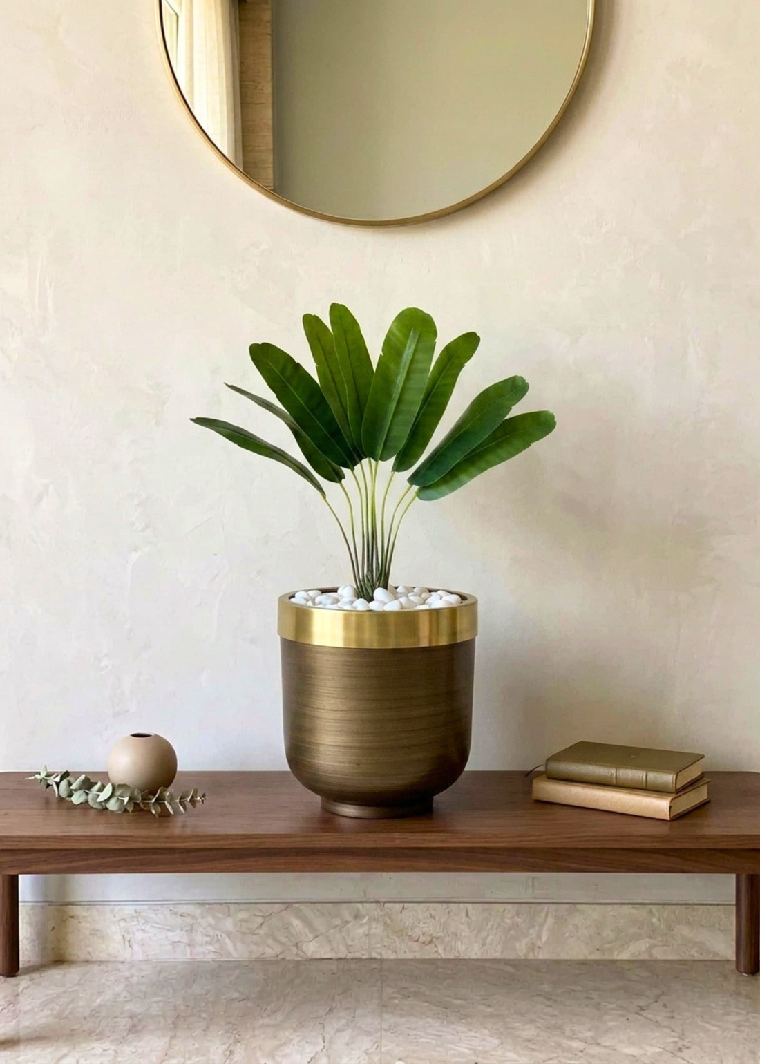 Artificial Slim Travellers Plant - 2 Feet