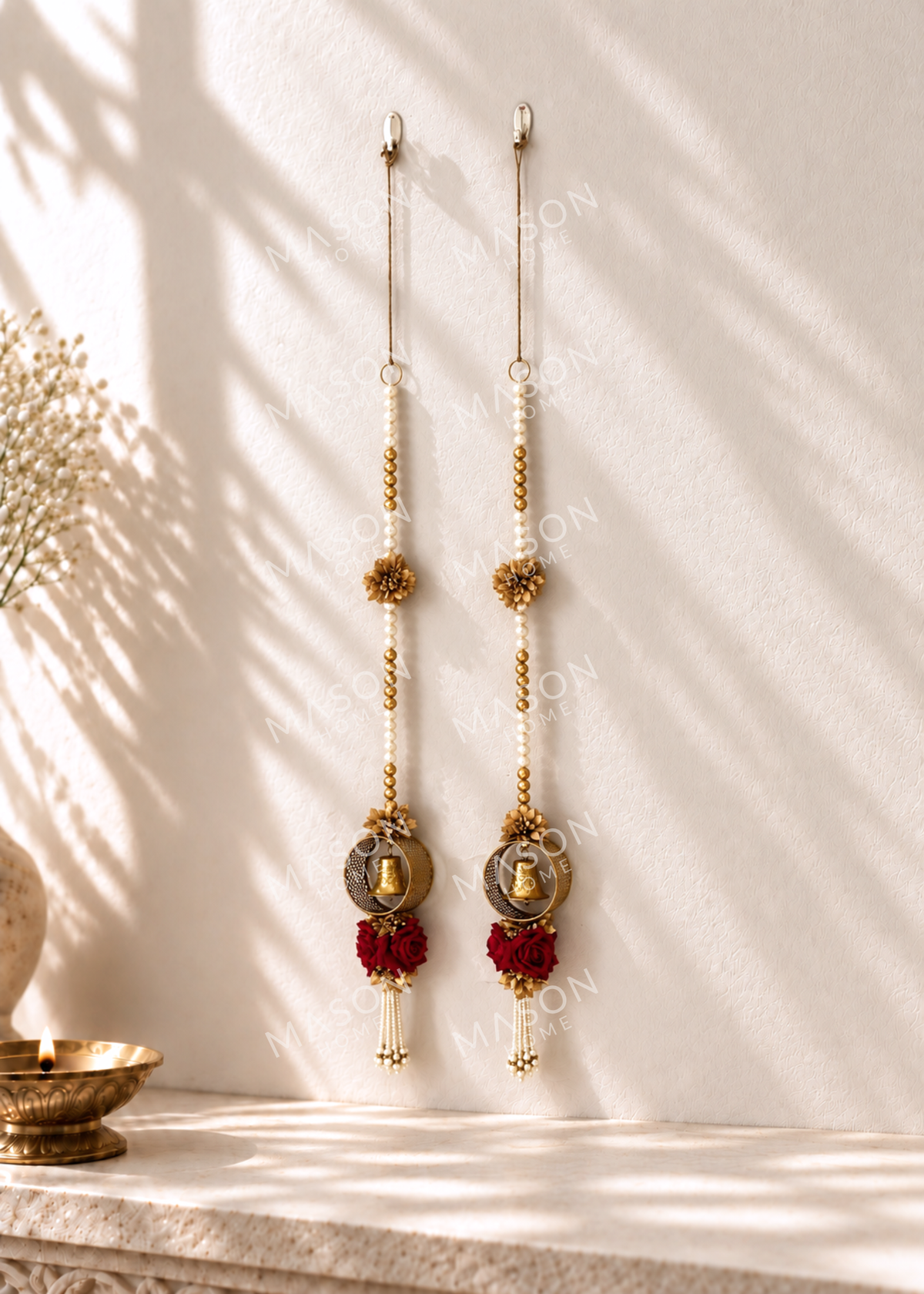 Festive Mangalrekha Hangings - Set of 2
