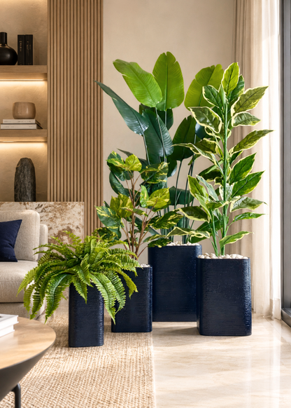 Hudson Square Planters - Black