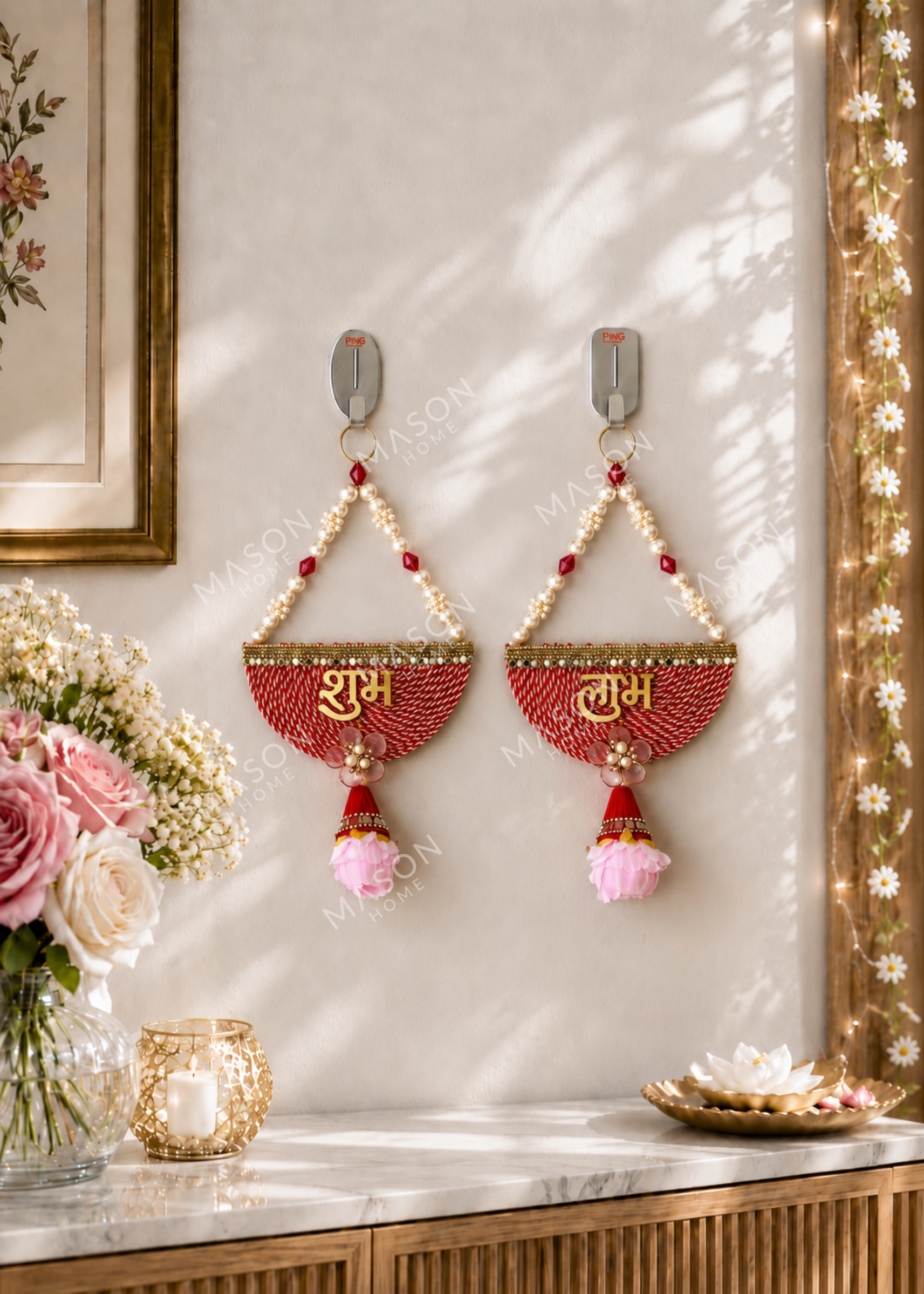 Festive Utsav Shubh Labh - Pink