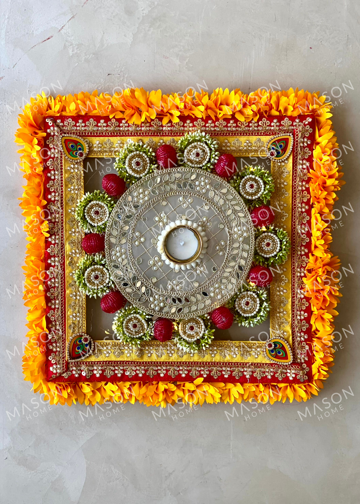 Festive Kundan Kamal Matt