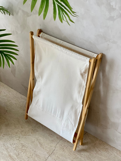 Ermina Foldable Laundry Basket - White