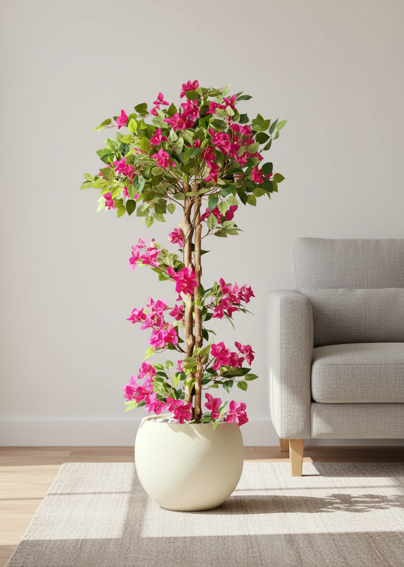 Artificial Veil Bougainvillea Plant - 5 Feet