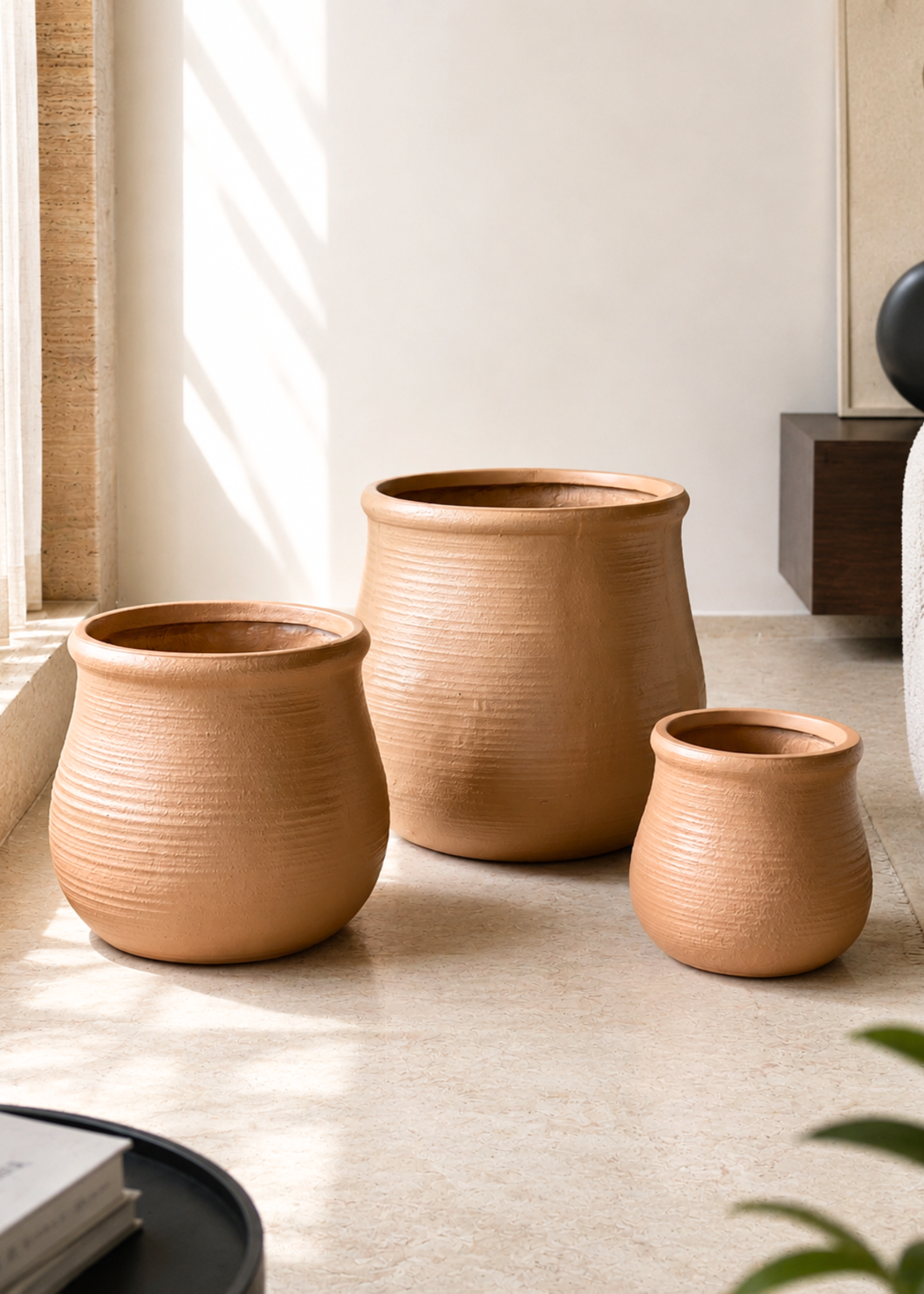 Garden Muse Planters - Terracota Beige